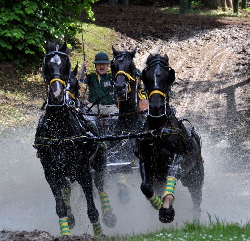 © Jennifer Singleton – Please do not copy or save without permission George Bowman IV, on his way out of the water obstacle
