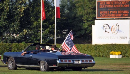leaving the 2009 FEI World Pony Driving Championships ...