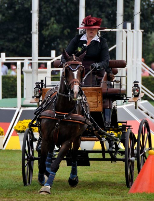 the young Dutch driver Melanie Becker won the gold medal