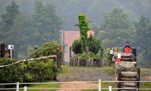 one of the marathon obstacles ...