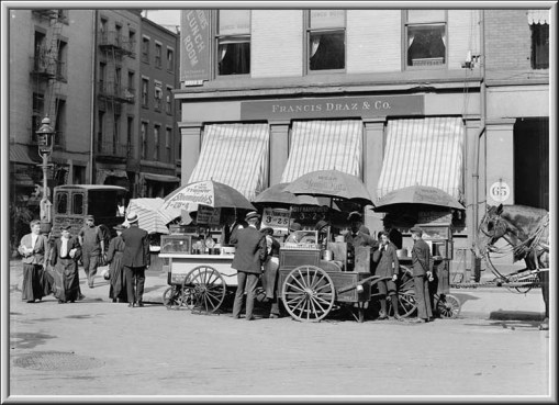 NY lunch carts - 1904