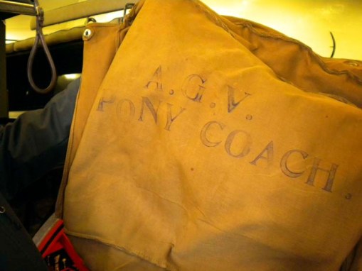 Mills pony coach - original seat covers